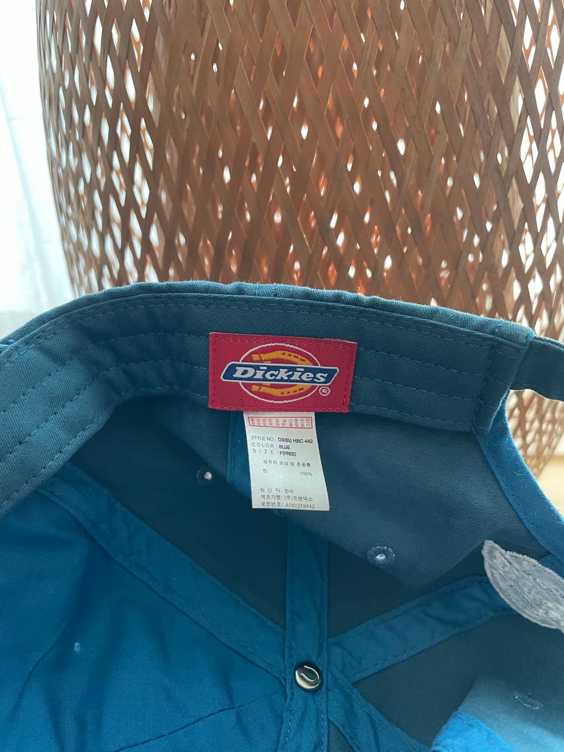 (새상품/미사용) Dickies 디키즈 1922 워시드 볼캡 모자  상품이미지6
