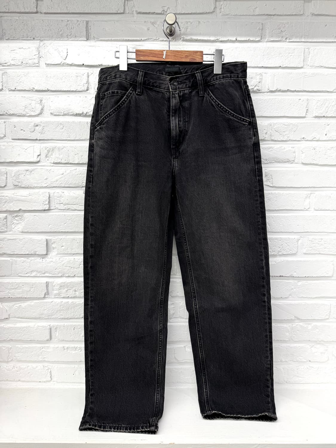 유니클로 흑청 와이드 팬츠 상품이미지4