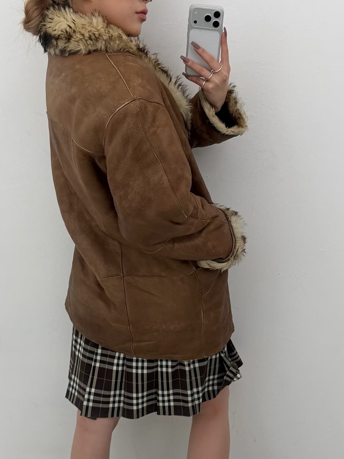 시어링 퍼카라 양가죽 자켓 상품이미지4