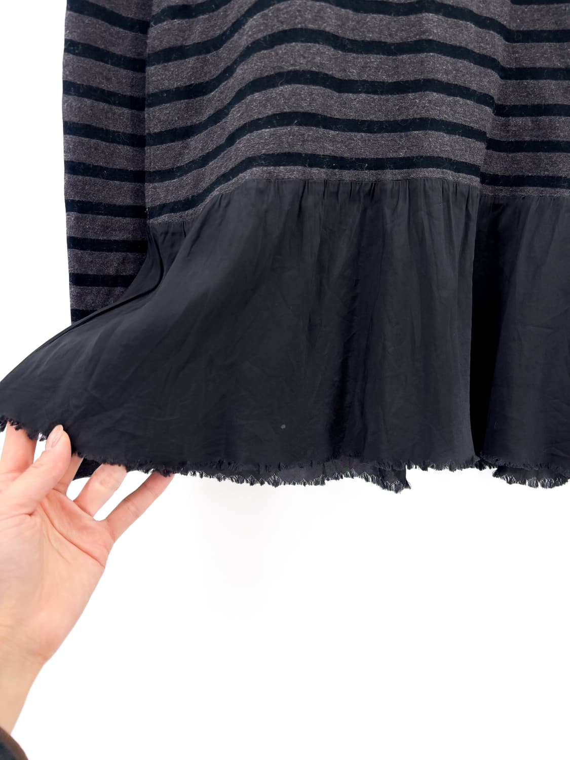 사카이 럭 스트라이프 프릴 긴팔 티셔츠 상품이미지8