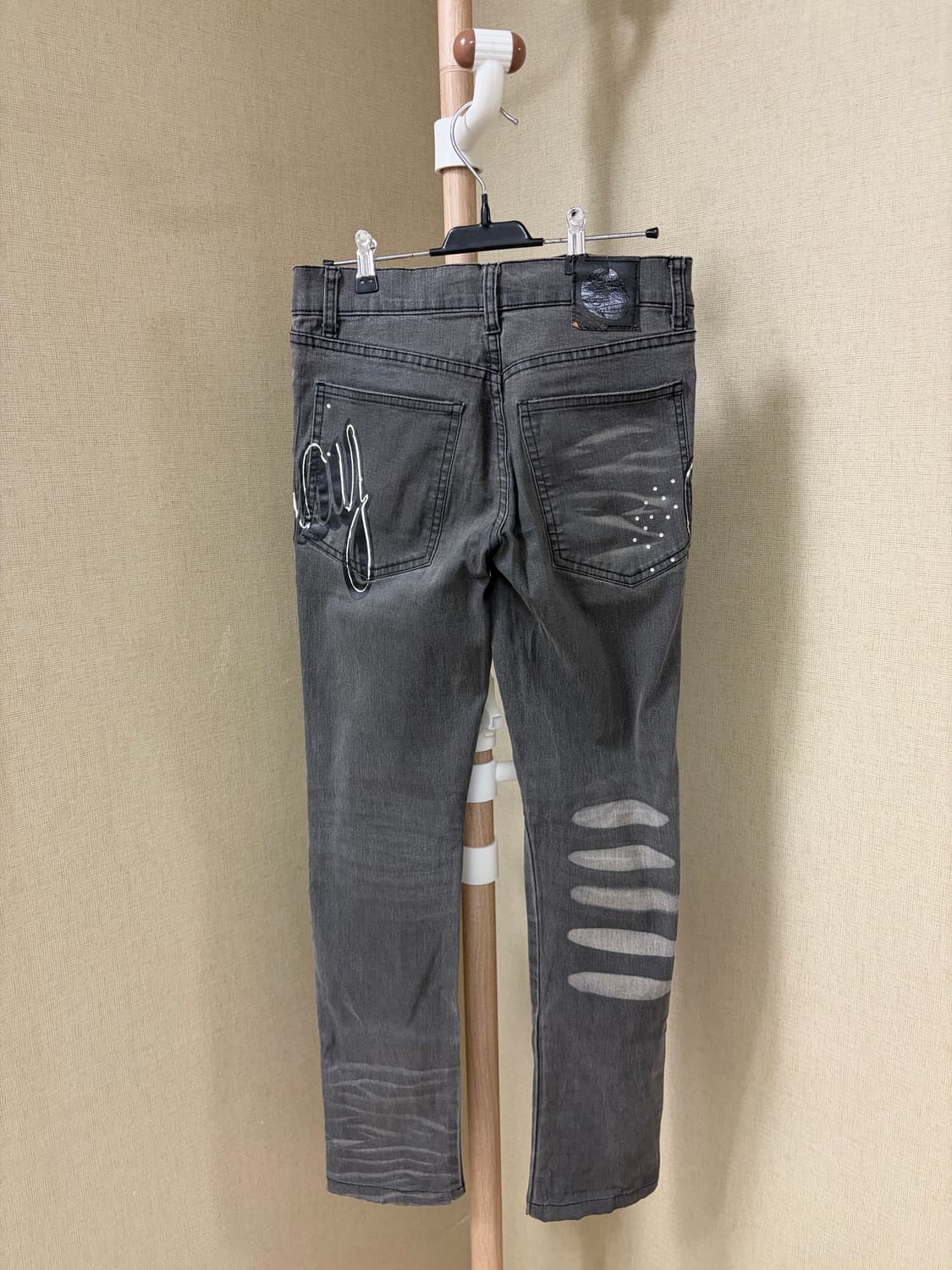 [W28/L32] 칩먼데이 프린팅 청바지 상품이미지5