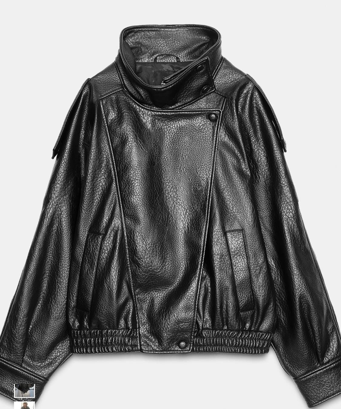 자라 페이크 레더 점퍼 (L) 상품이미지1