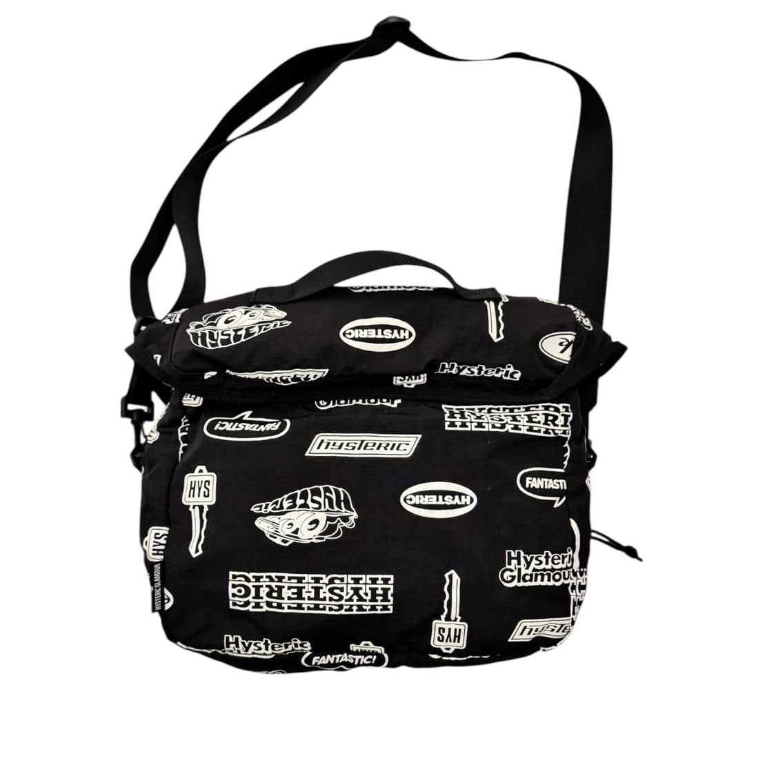 히스테릭글래머 프린티드 숄더백 블랙 상품이미지3