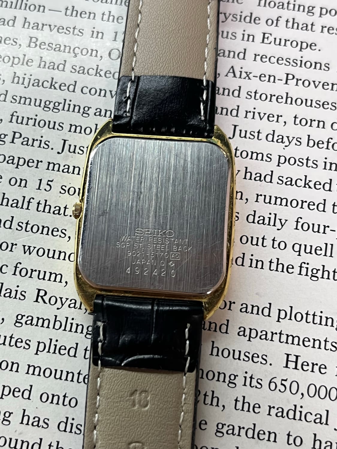 Vintage Seiko Quartz Chariot Tank Watch 상품이미지4