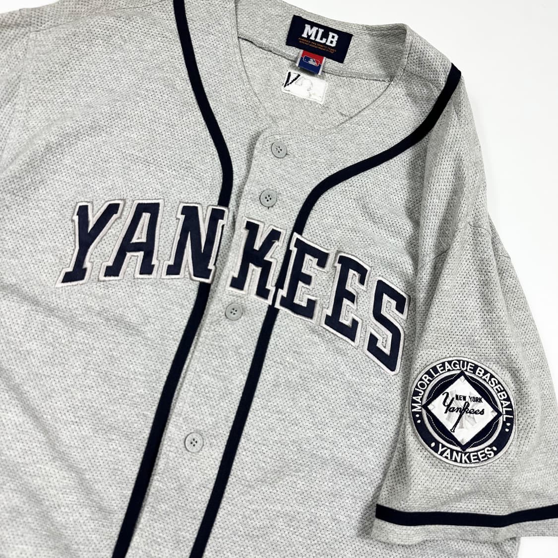 MLB 뉴욕 양키스 코튼 유니폼 야구져지 L 상품이미지3