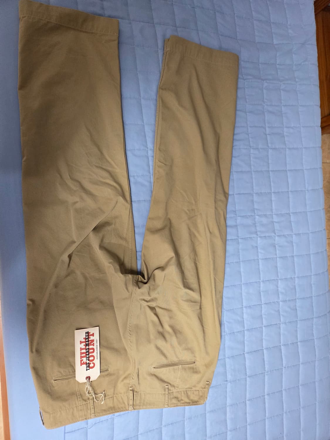 풀카운트 1201 US ARMY 치노 와이드 스트레이트 핏 트라우저 36 상품이미지3