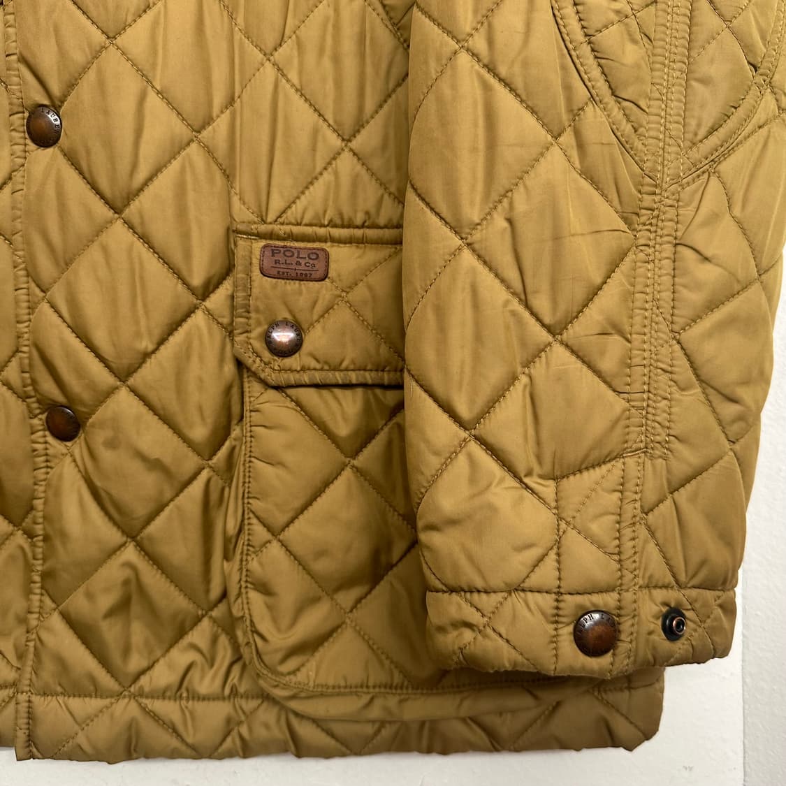 00‘s 폴로 패디드 퀼팅 자켓 상품이미지5