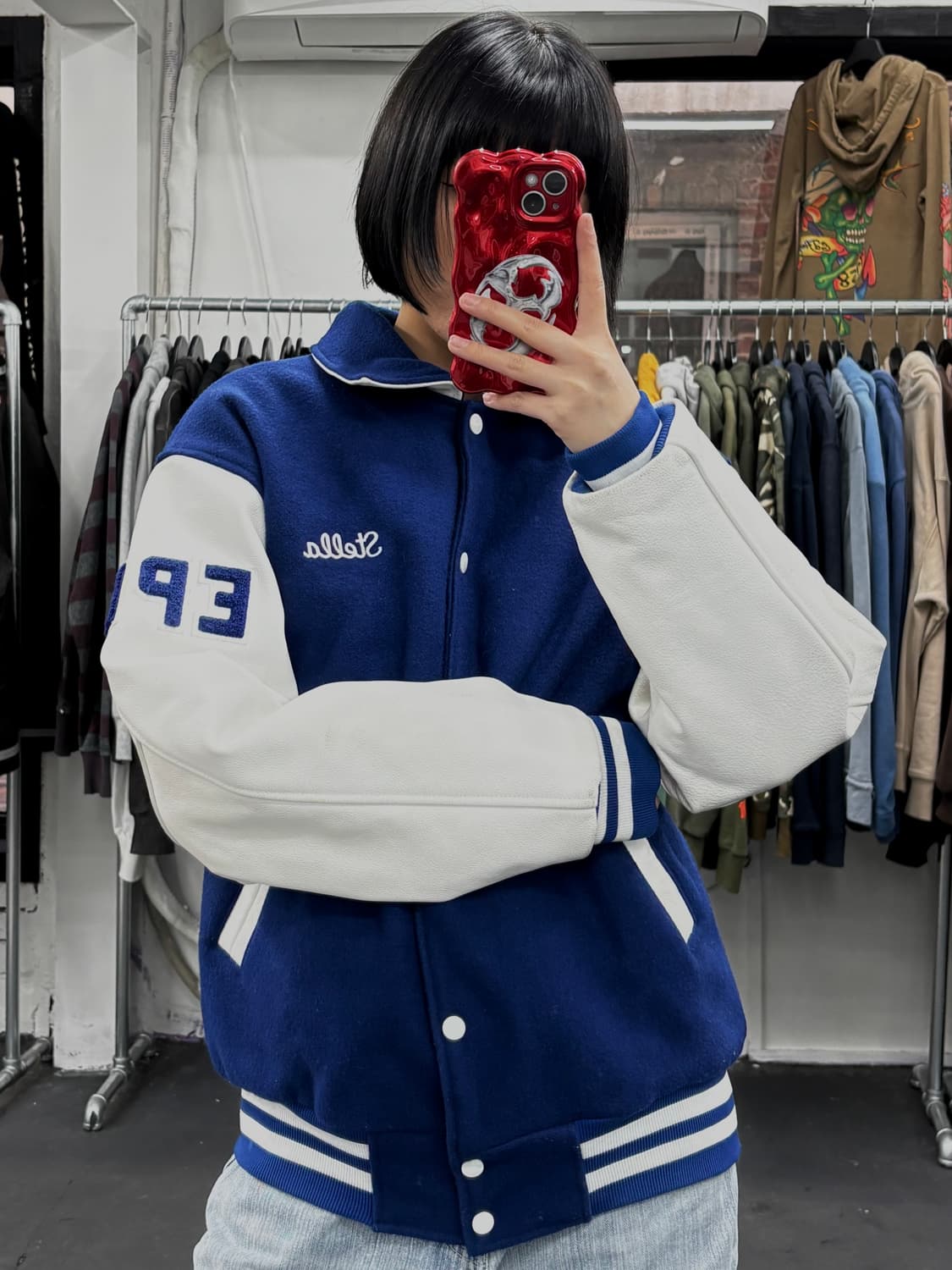 Mary’s Clothing 레더암 바시티 자켓 상품이미지3