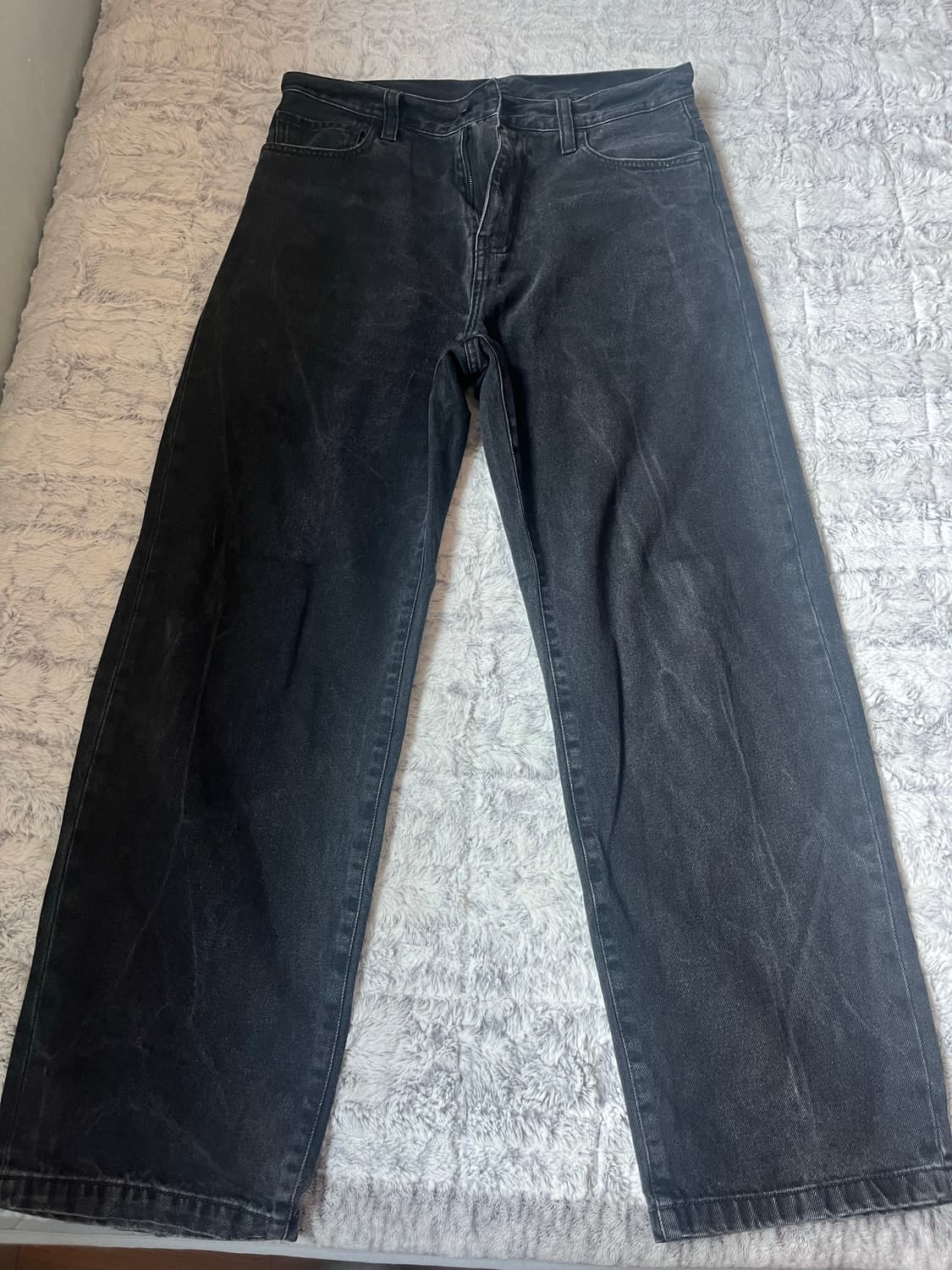 칼하트 랜든 팬츠 블랙 상품이미지1