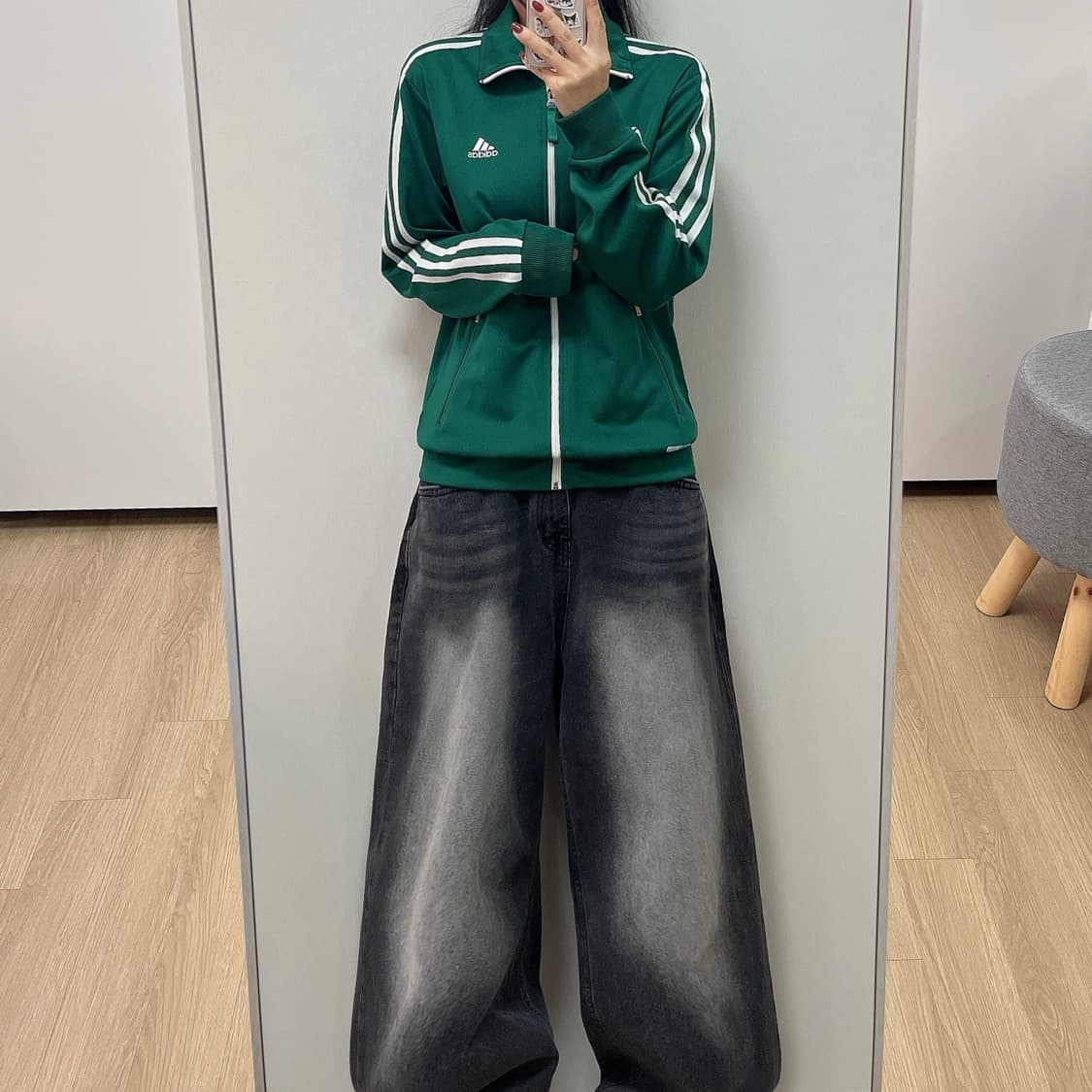 아디다스 올드스쿨 딥그린 트랙탑 져지 상품이미지1