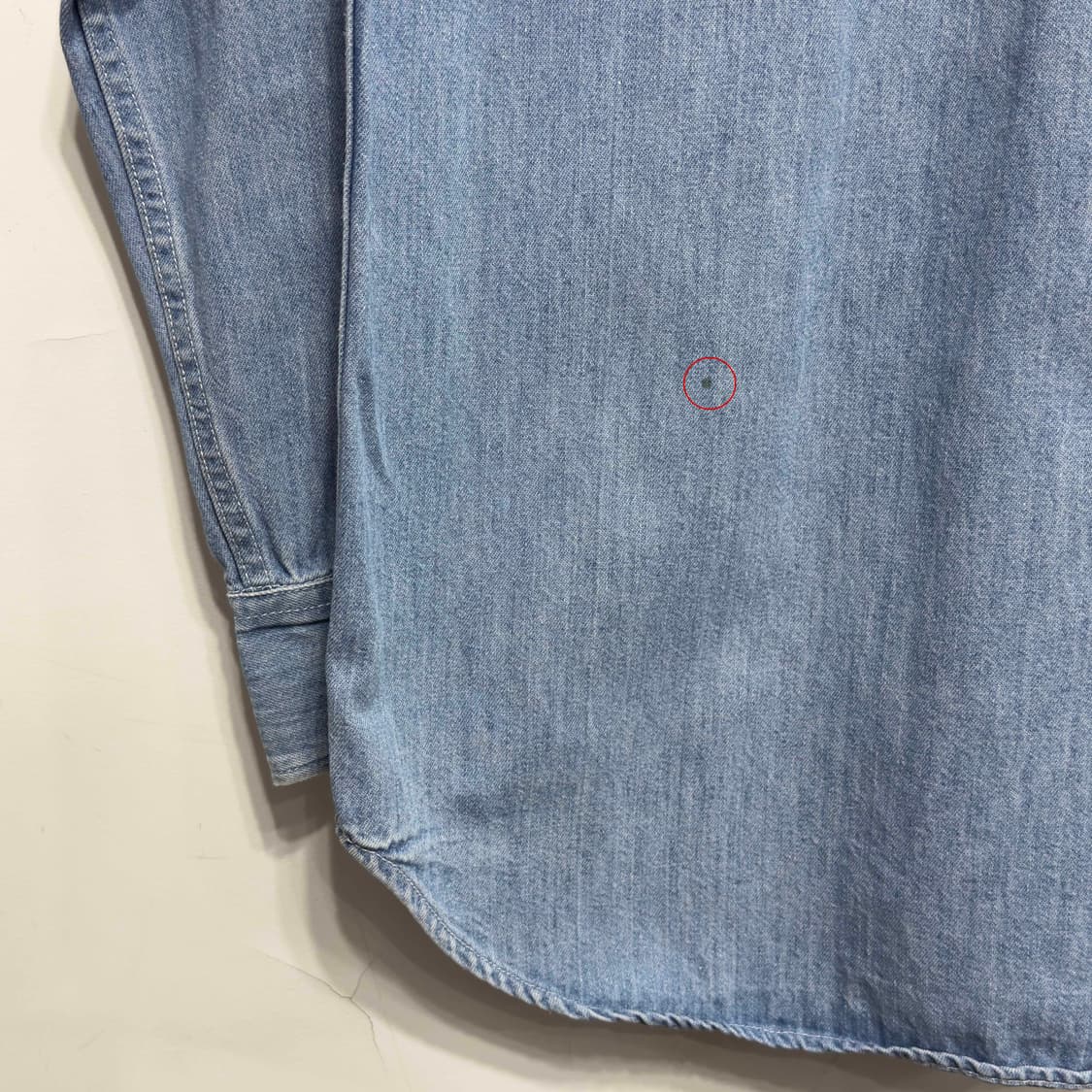 플래닛 할리우드 데님 긴팔 셔츠 USA 상품이미지7