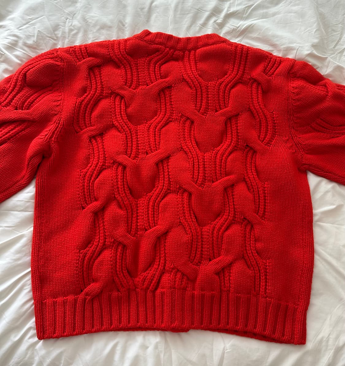 [새상품]보테가베네타 25FW 울케이블 니트 가디건 (XL) 상품이미지4