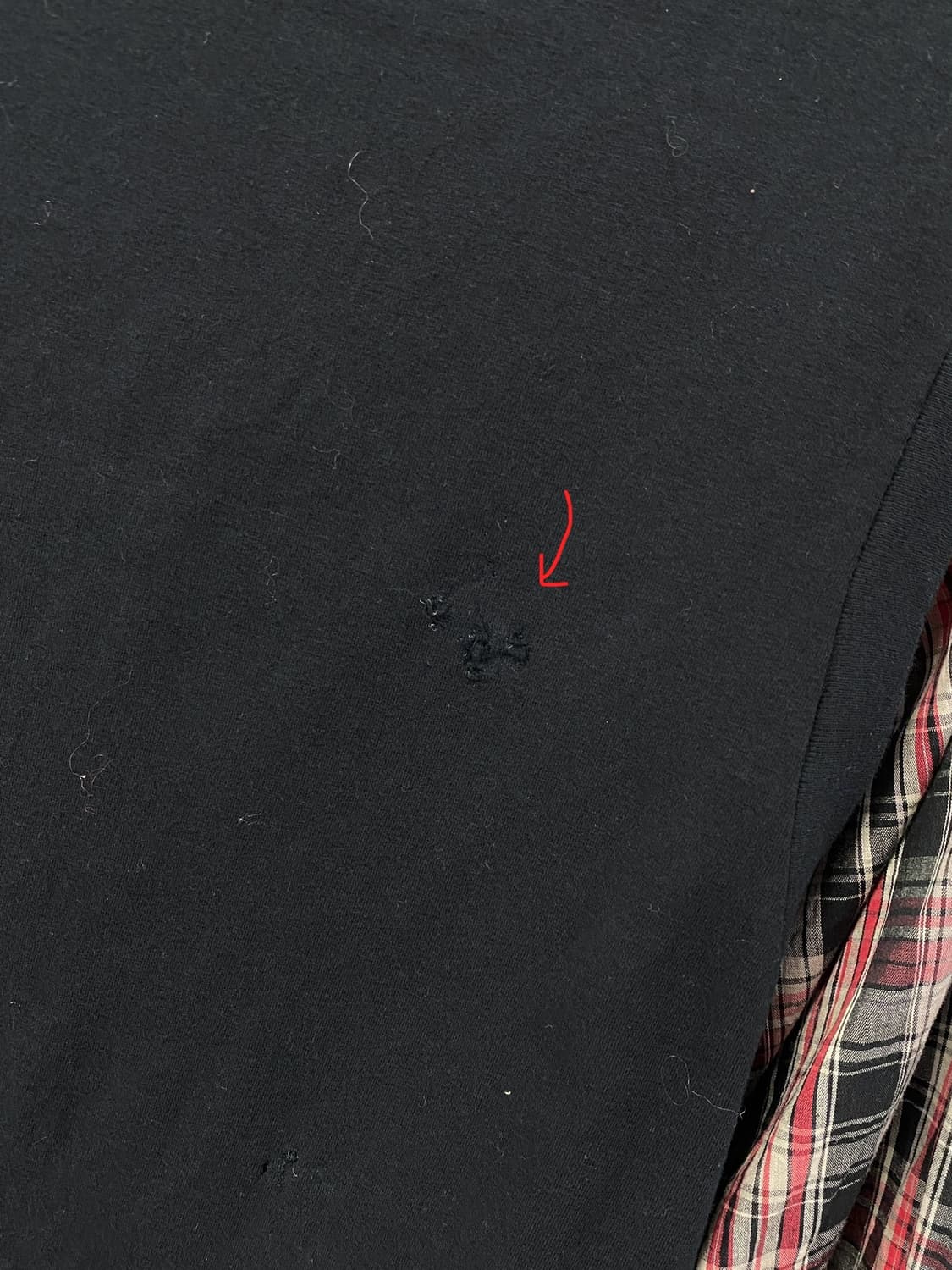 [WILD CHILD] 고스 펑크 고딕 체크 미사 니트 셔츠  상품이미지7