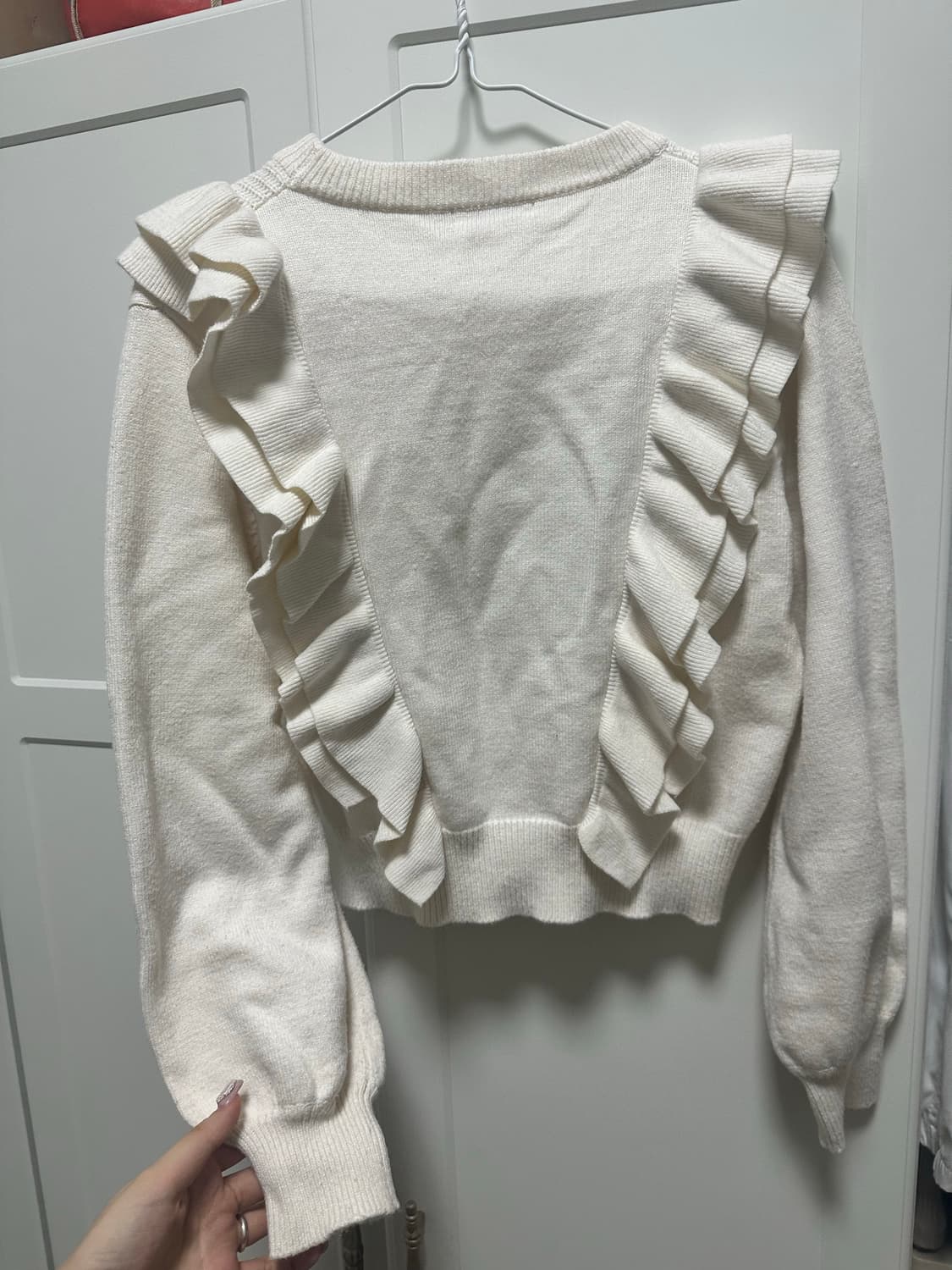 Ingni 잉그니 프릴 니트 아이보리 grl 스나계 상품이미지5