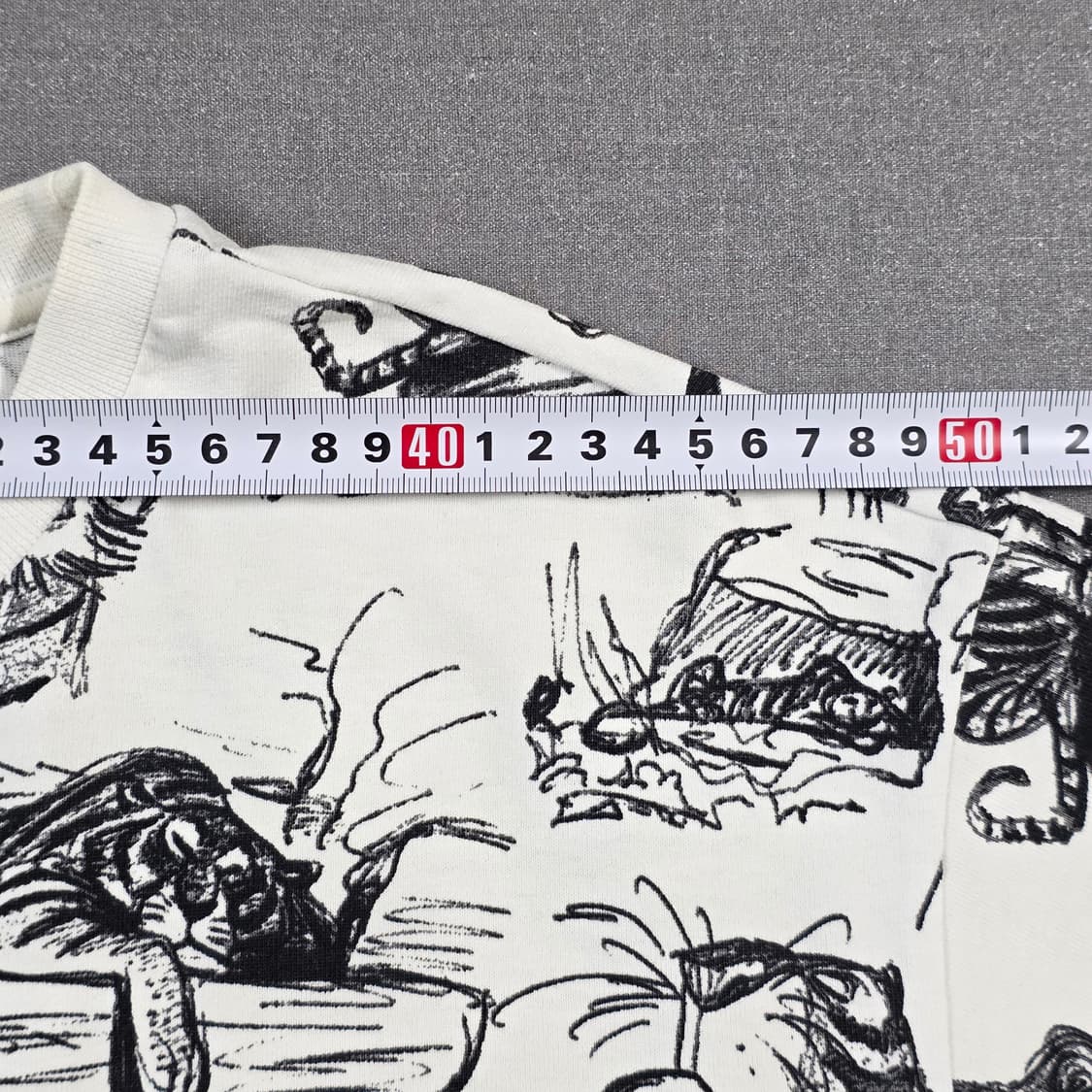 M) KENZO 겐조 디즈니 타이거 풀프린팅 반팔티셔츠 95-100 상품이미지5