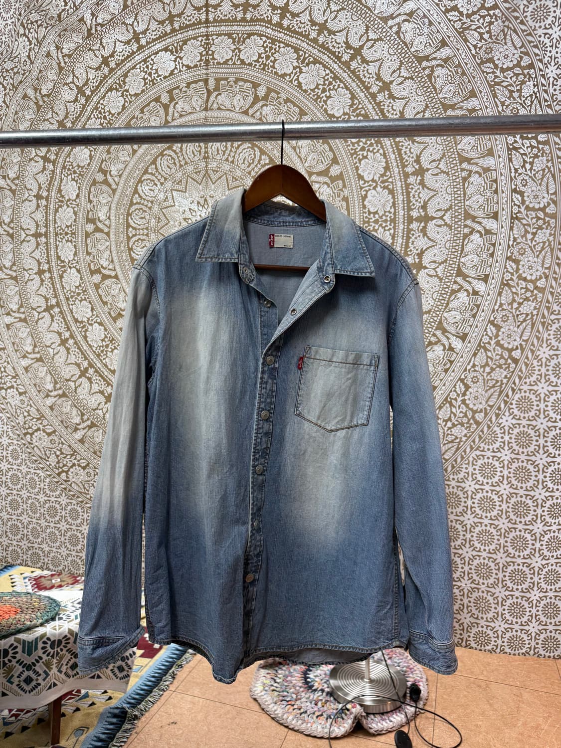 리바이스 워시드 데님 셔츠 (Z1037) 상품이미지3