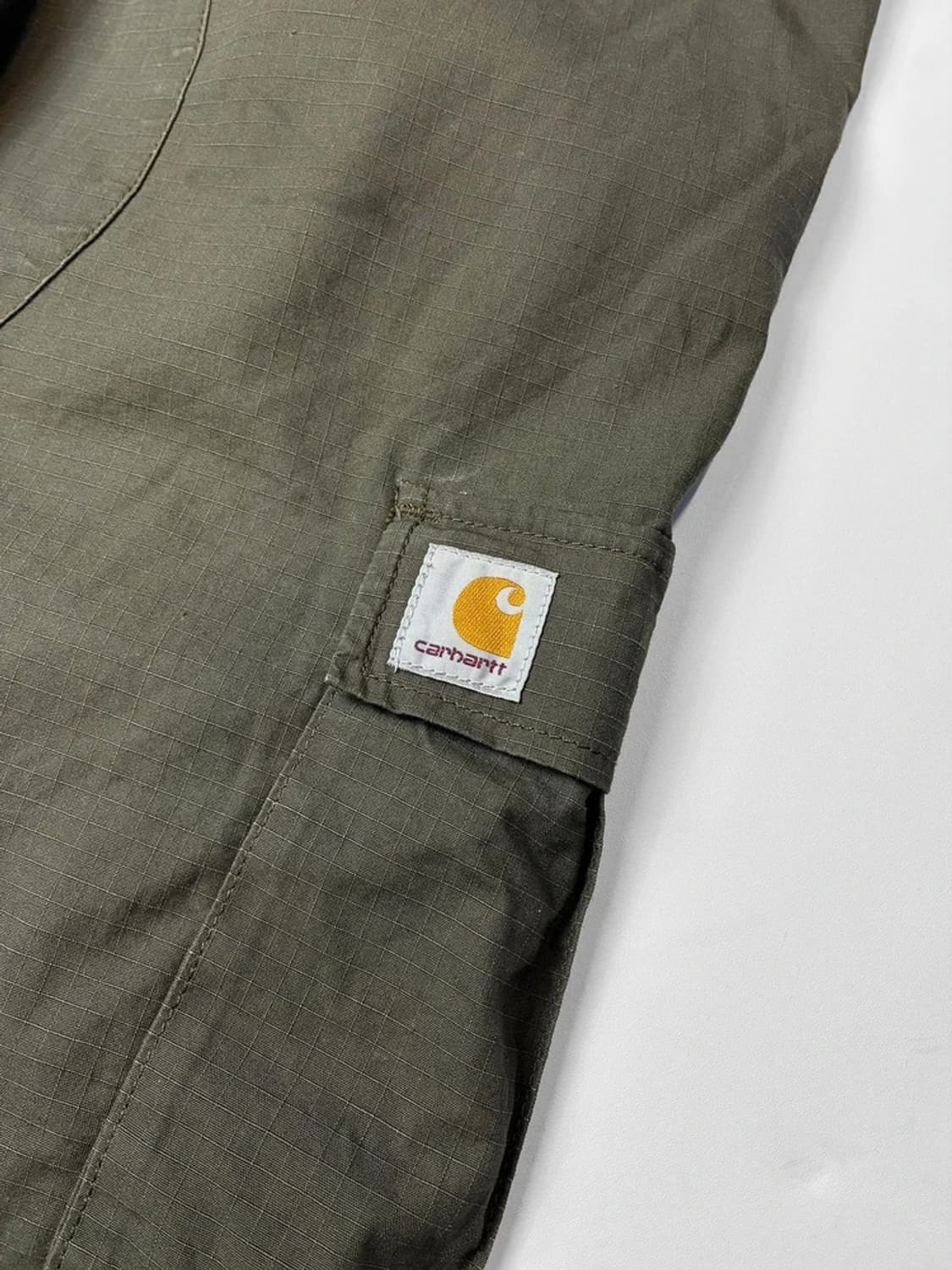칼하트 WIP 립스탑 레귤러 올리브 카고 팬츠 PN5216 상품이미지7