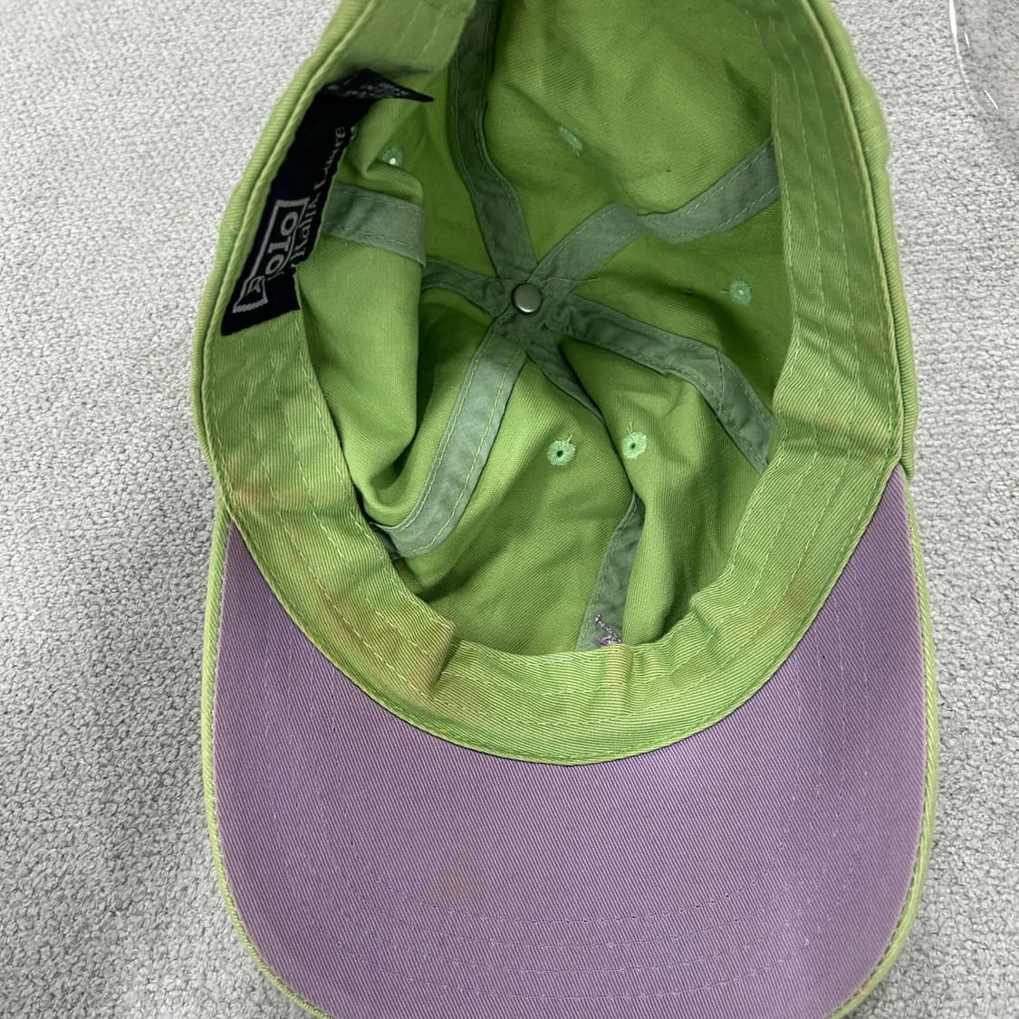 폴로 랄프로렌 연두색 볼캡 상품이미지6