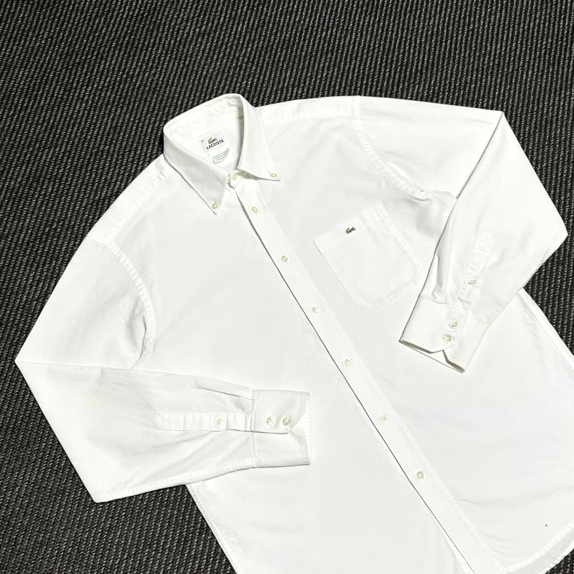 [L] Lacoste 라코스테 화이트 포켓 셔츠 상품이미지3