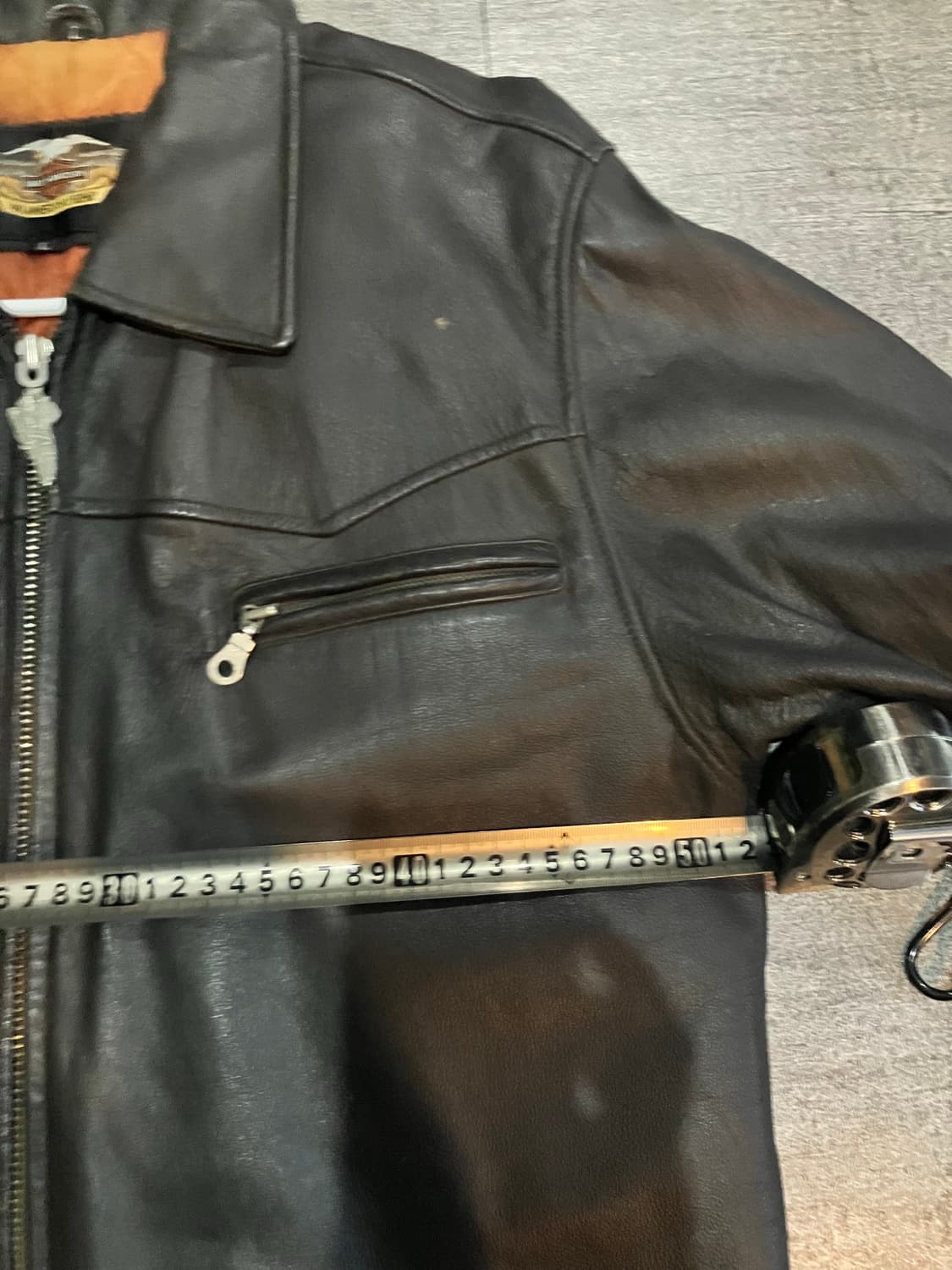 할리데이비슨 올드스쿨스트릿 90‘s 레더가죽자켓 상품이미지3