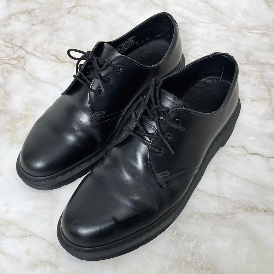 닥터마틴 1461 모노 블랙 가죽 남자 구두 UK9 280 상품이미지1