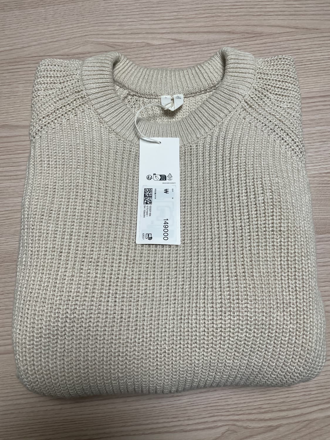 아르켓 리넨 코튼 스웨터 M(새상품) 상품이미지2