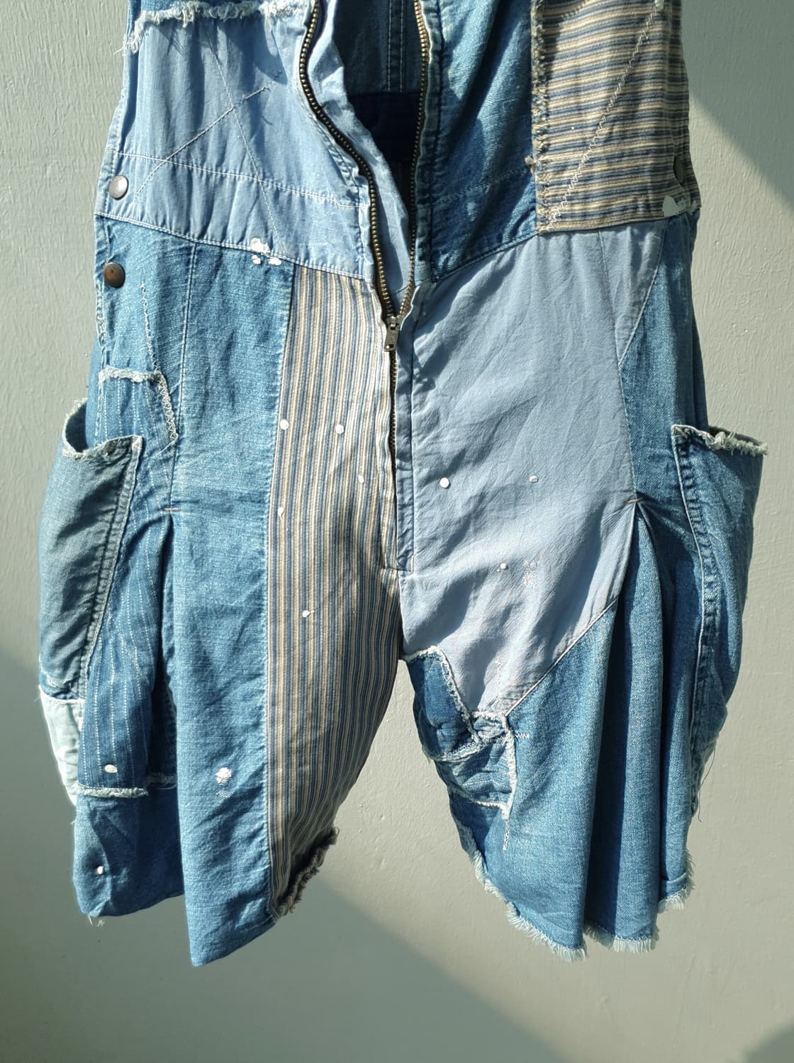 KAPITAL denim Boro Patchwork overalls 상품이미지8