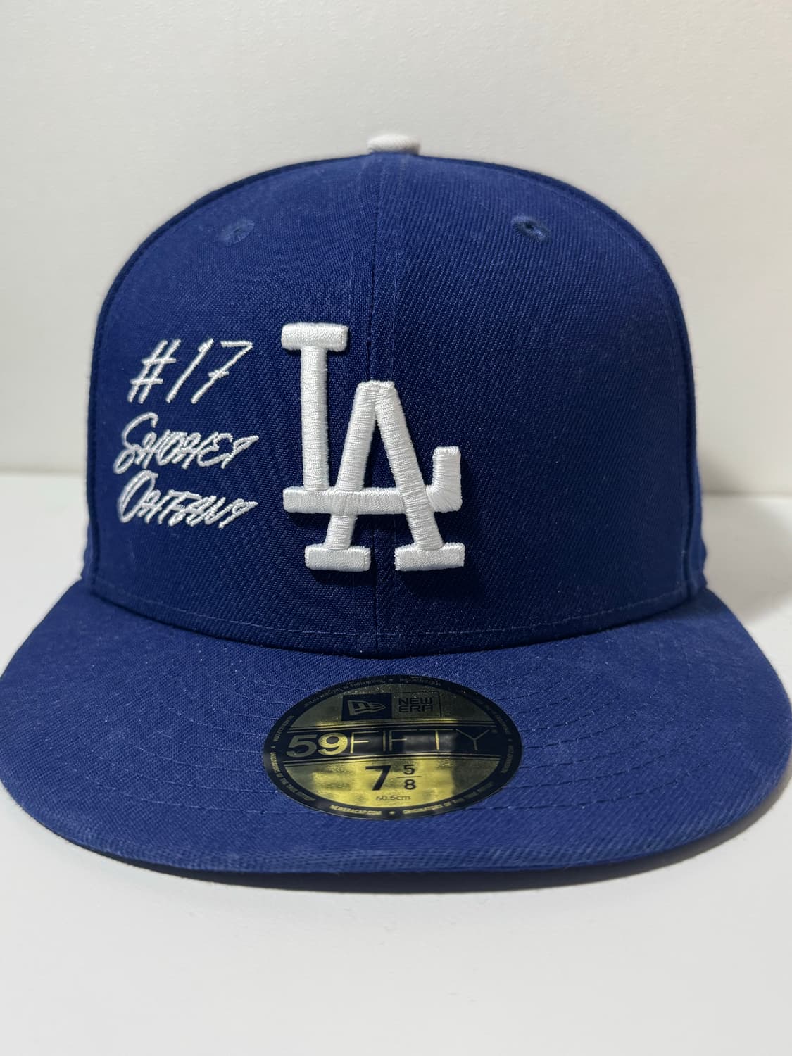 MLB LA 다저스 스크립트 피티드캡 다크 로얄 상품이미지3