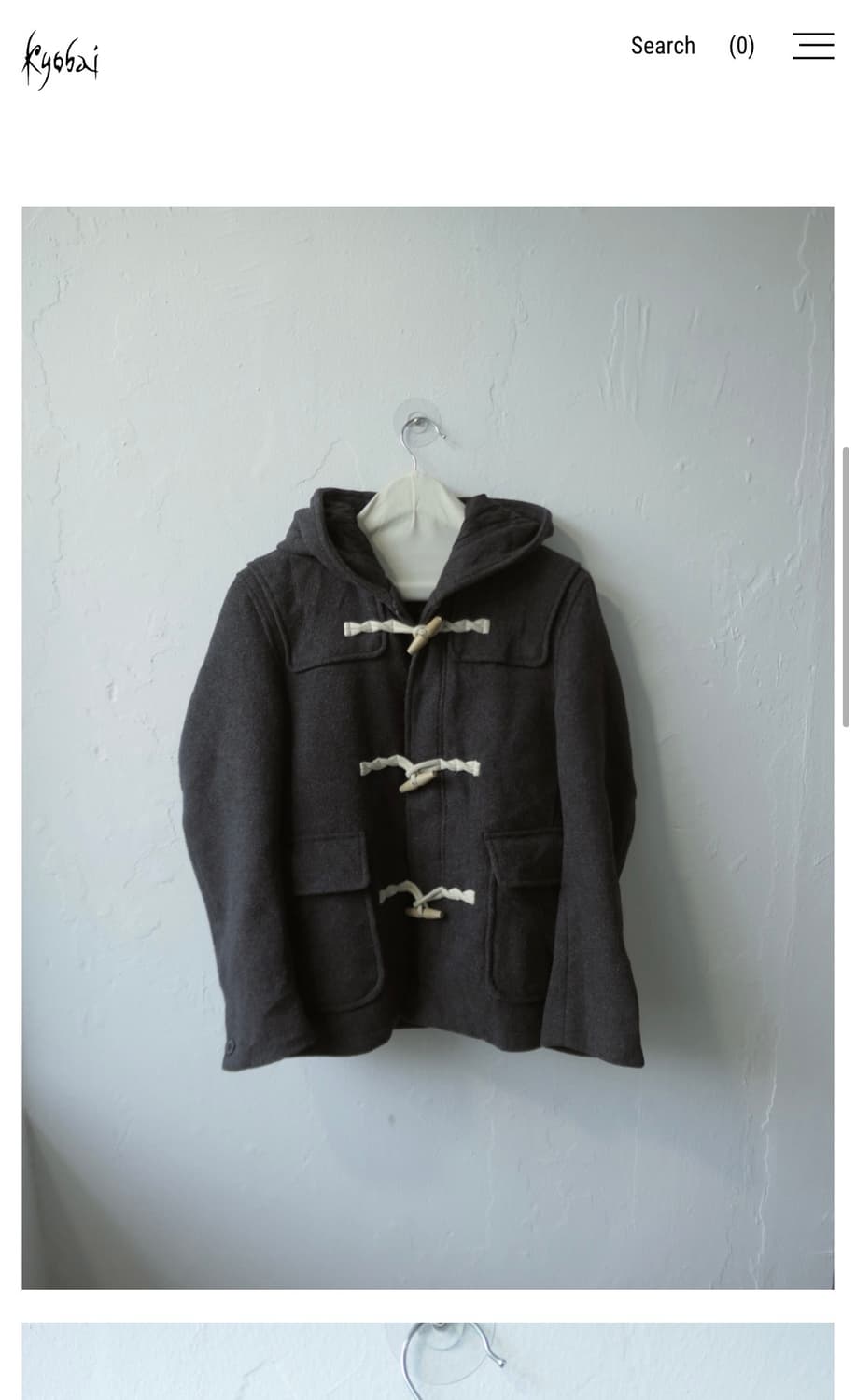 디에이디 [kyobai vintage ] 더플코트 떡볶이 코트 상품이미지2