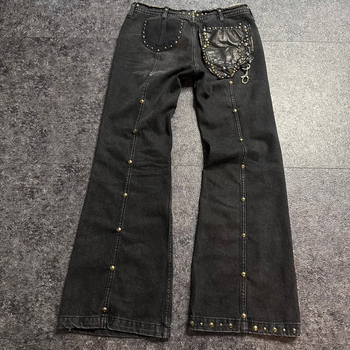 (MPH) leather pocket studded bootcut  상품이미지4