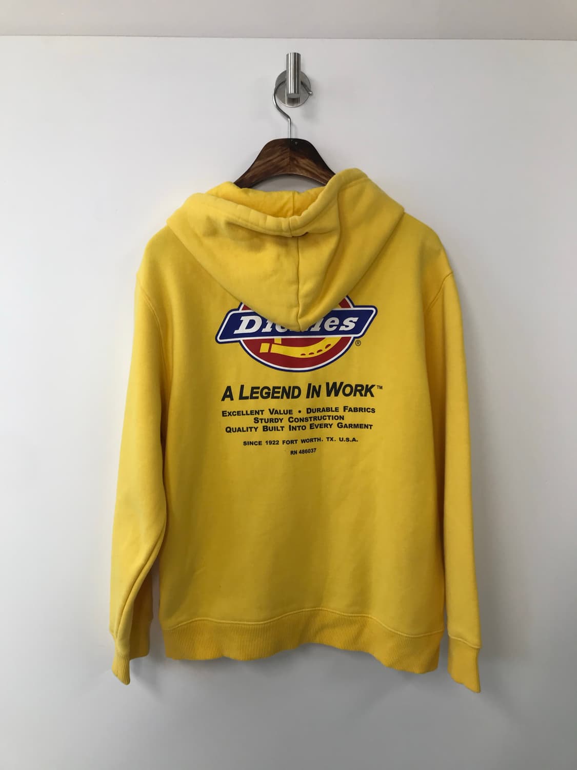 디키즈 백로고 옐로우 후드집업 상품이미지4