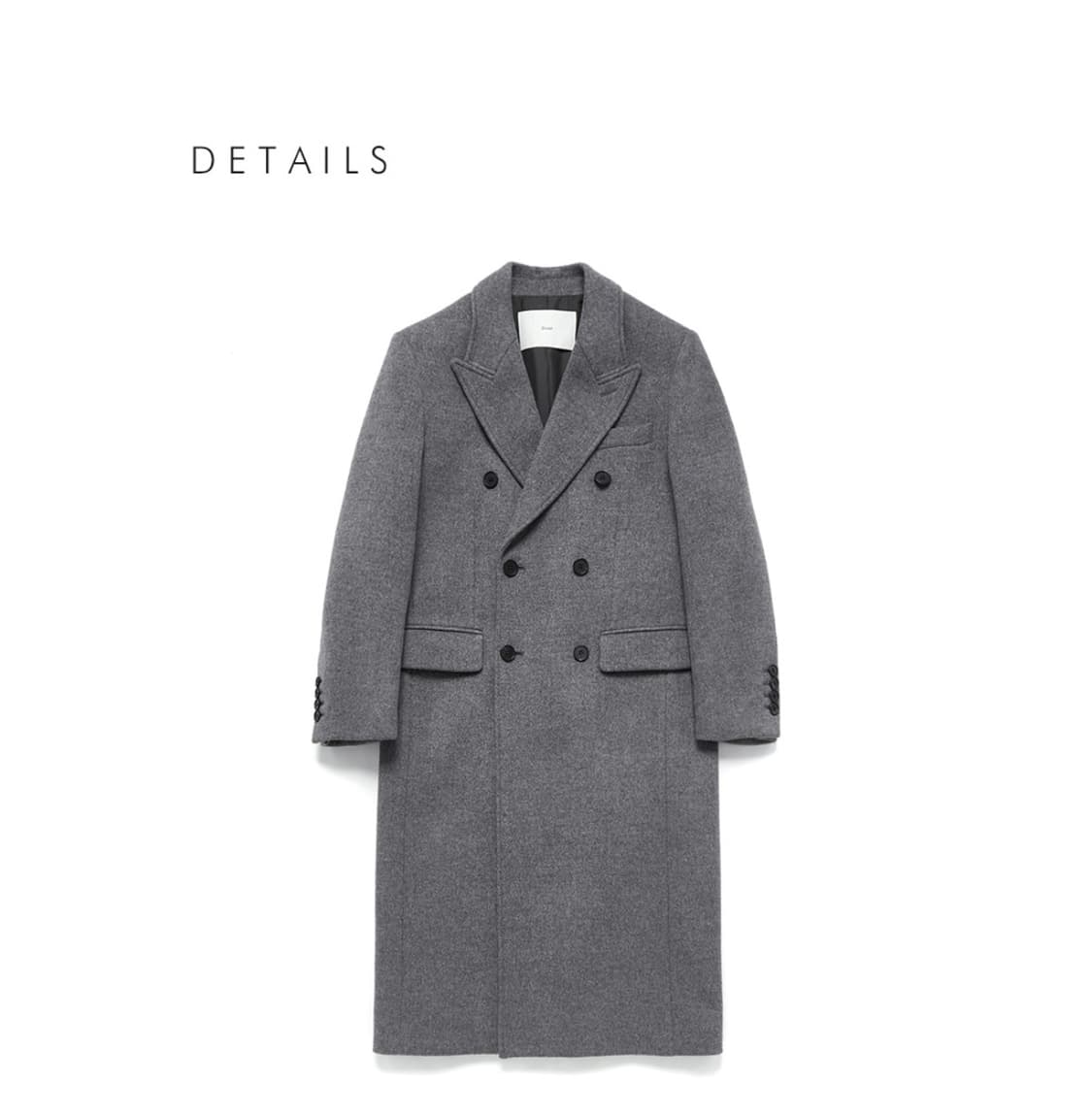 던스트 더블 브레스티드 코트 M 상품이미지4