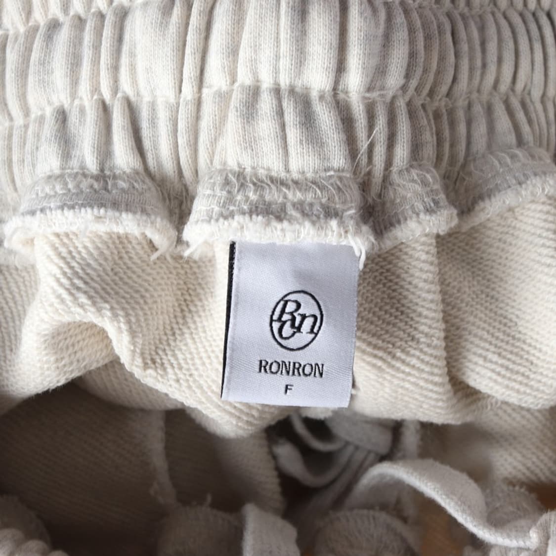 RONRON 코튼 100% 와이드 밴딩 스웻팬츠 상품이미지6