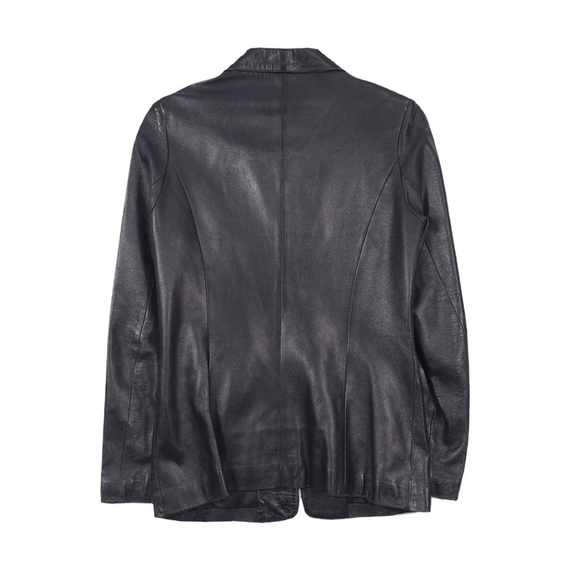 DIXIE 리얼 양가죽 원버튼 레더 블레이저 자켓 55 상품이미지2