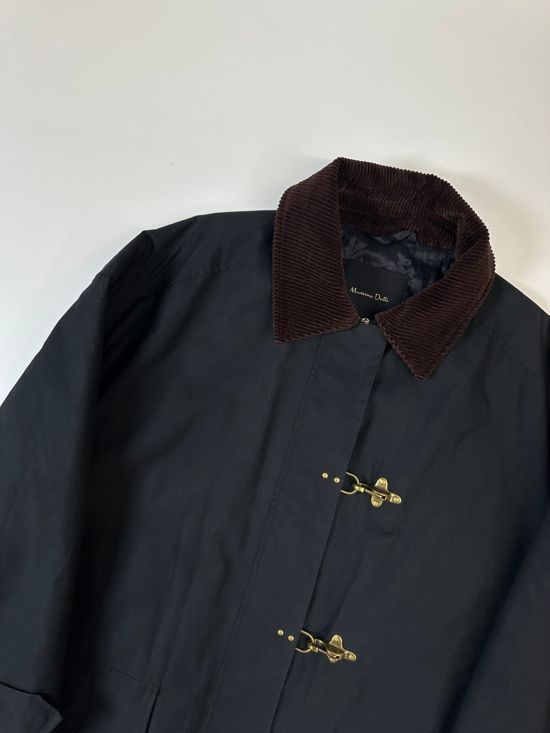 마시모 두띠 코듀로이 칼라 왁싱코튼파카 상품이미지3