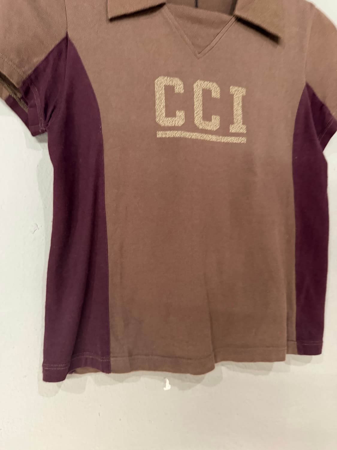 Comme Ca Ism color mix collar top 상품이미지7