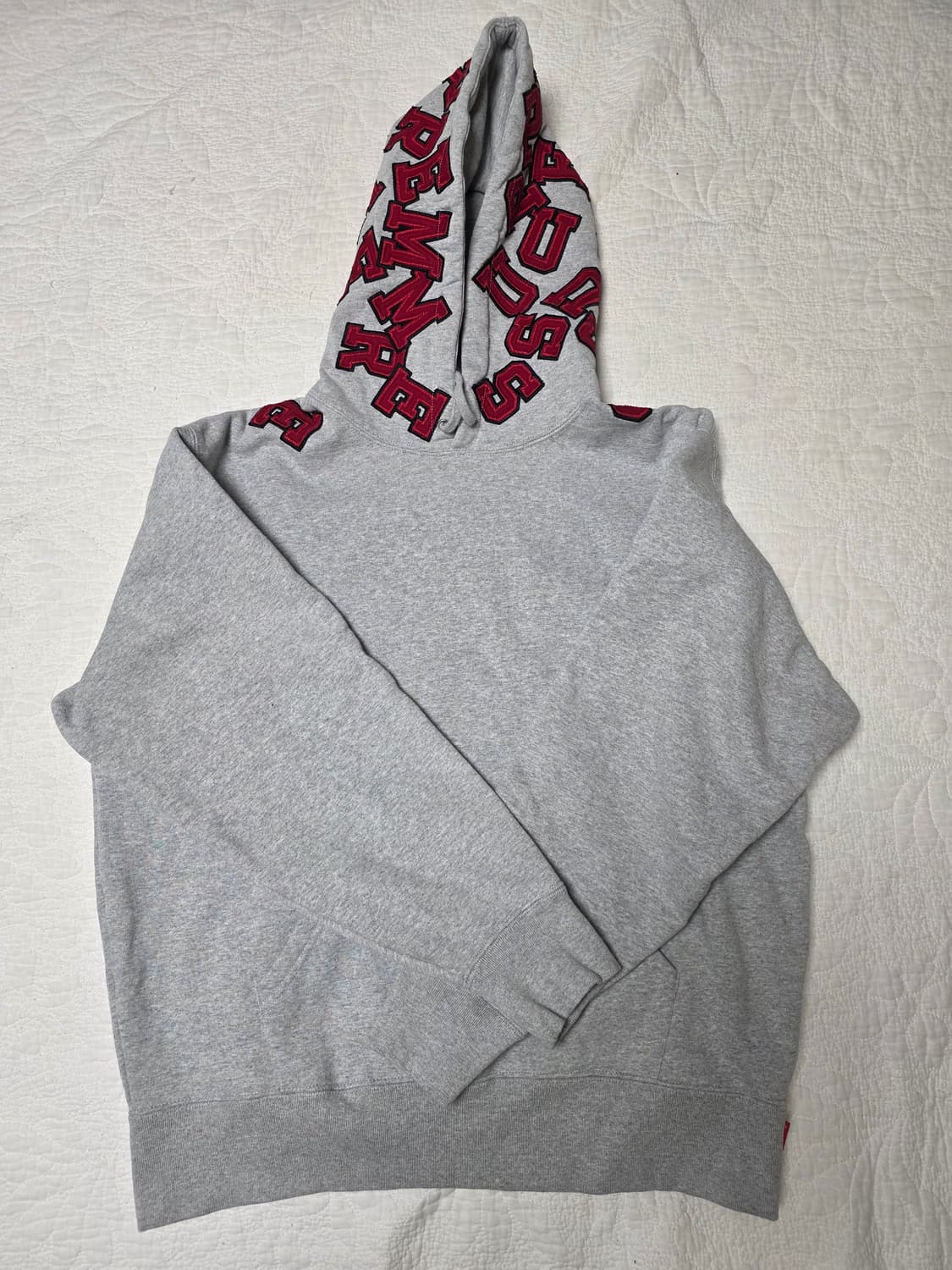 [M] 슈프림 Scattered Applique Hooded Sweats 상품이미지1