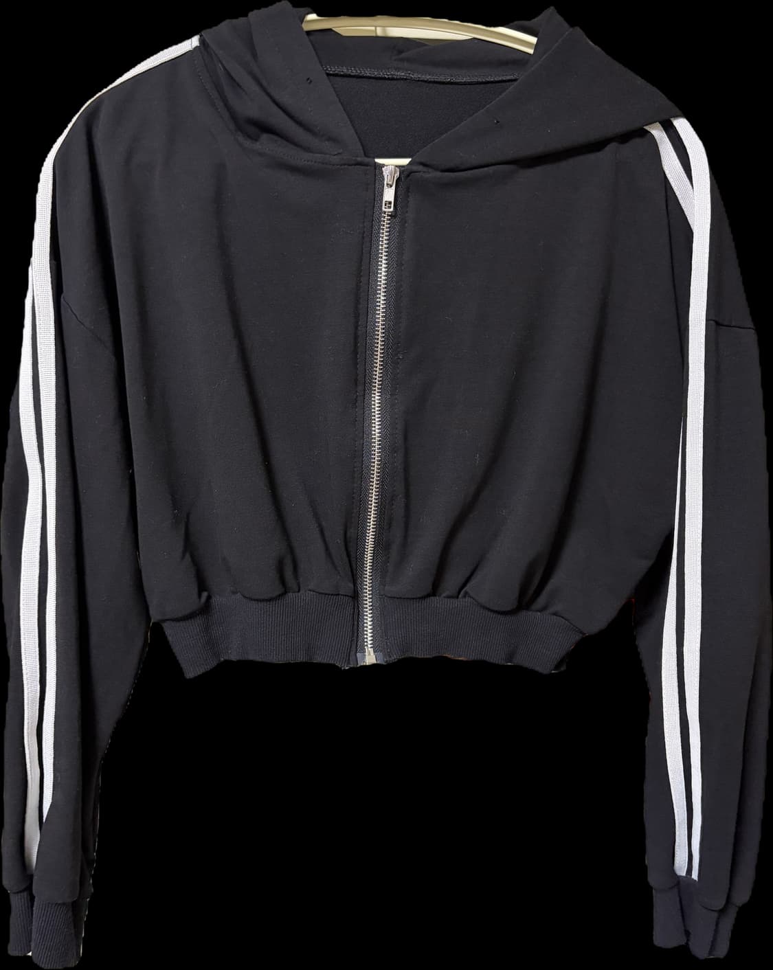 크롭 후드집업  상품이미지1