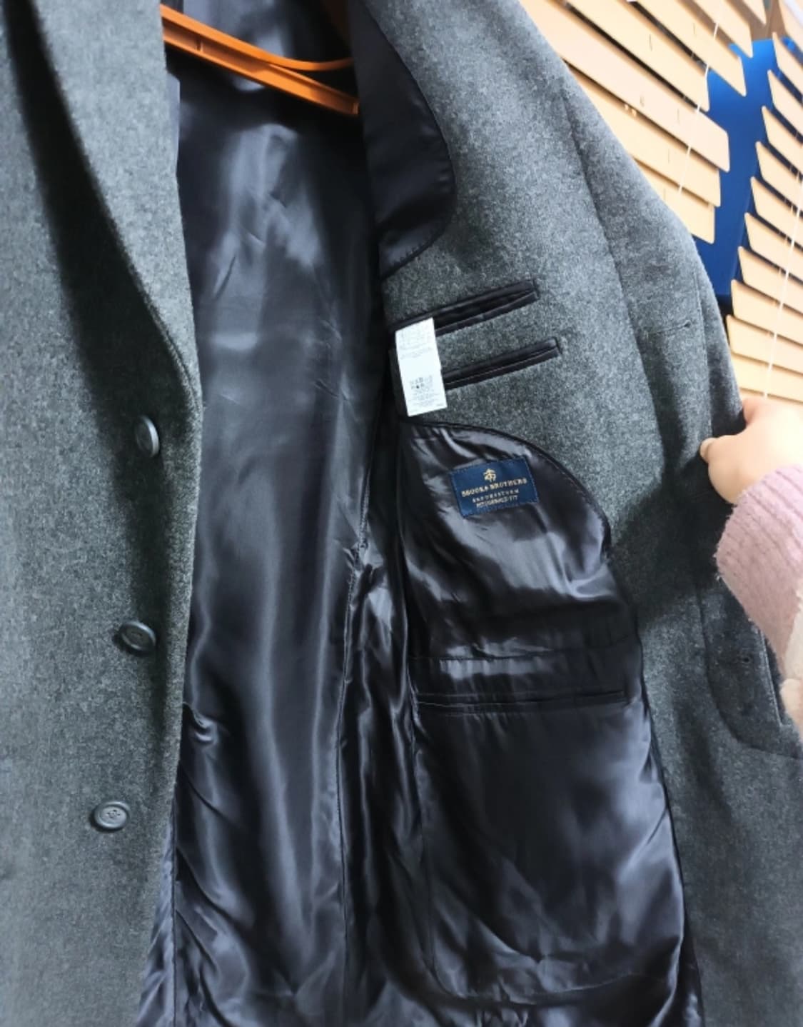 브룩스브라더스 울 롱코트 
 상품이미지3