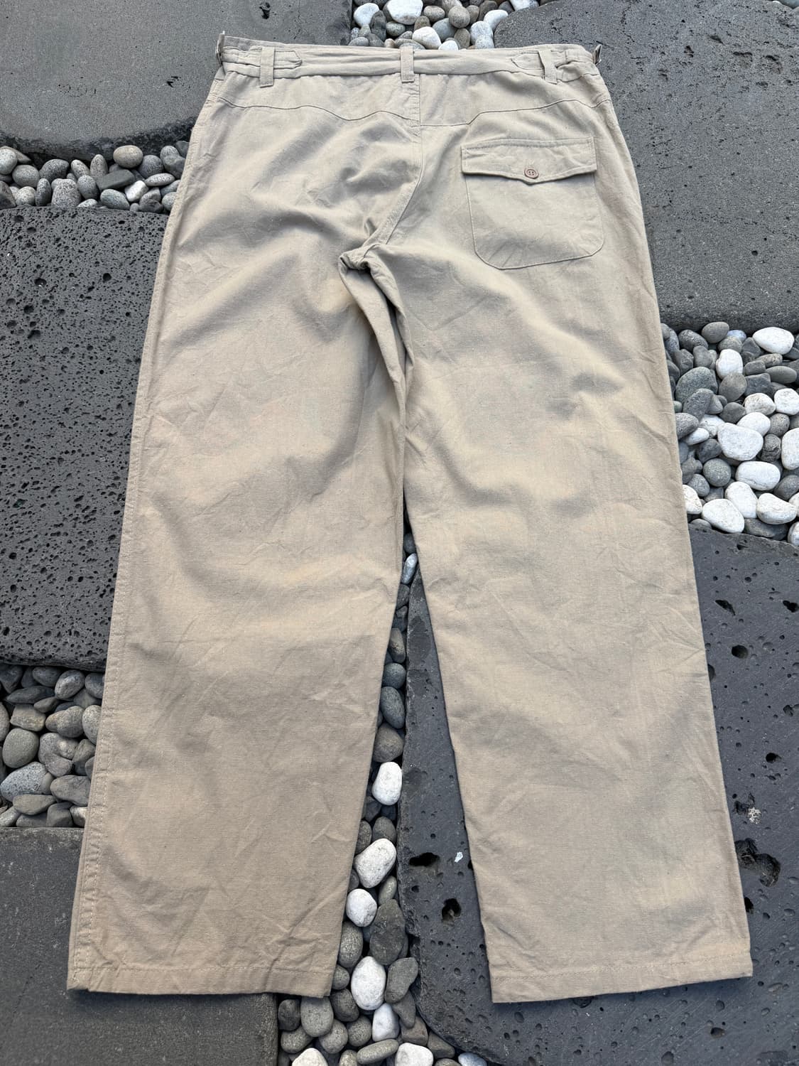 90s LANTICHOC FRENCH LINEN 린넨 프렌치워크팬츠 상품이미지2