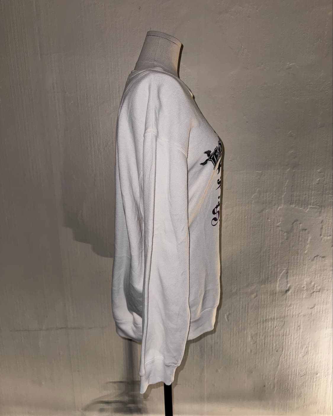 Y2K Gothic lettering oversized fit sweat 상품이미지2