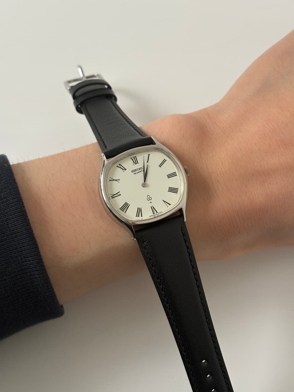 세이코 1970년대 Chariot 로만 인덱스 쿠션 스퀘어 실버 쿼츠 상품이미지8