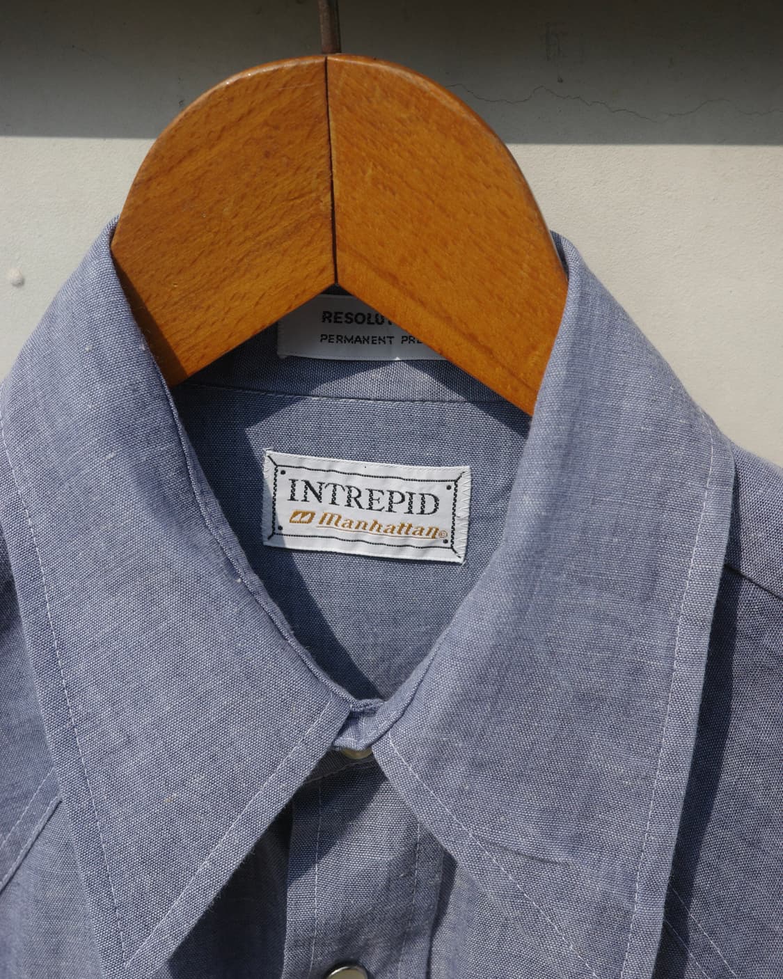 70s 빈티지 웨스턴 클래식 톱니플랩 셔츠 상품이미지3