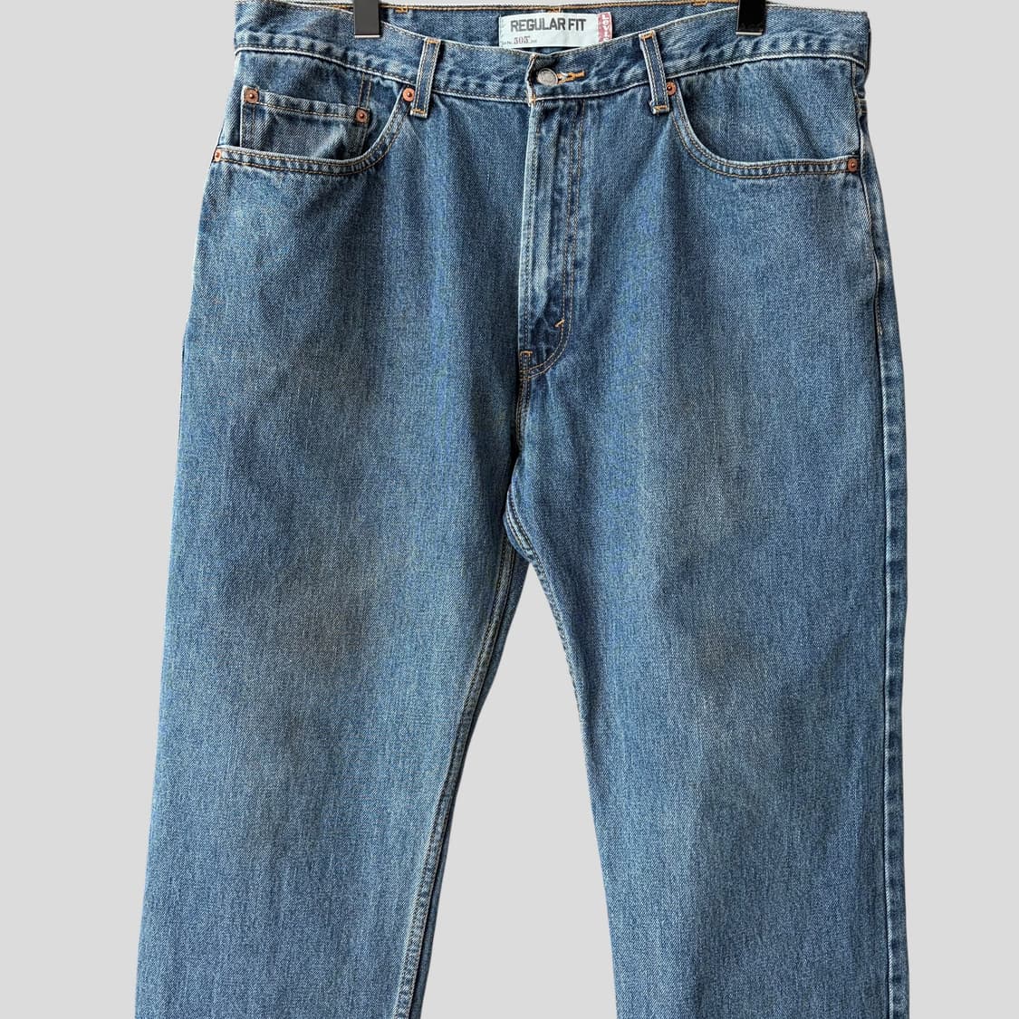 (38)리바이스 505 레귤러핏 데님 청바지 상품이미지2