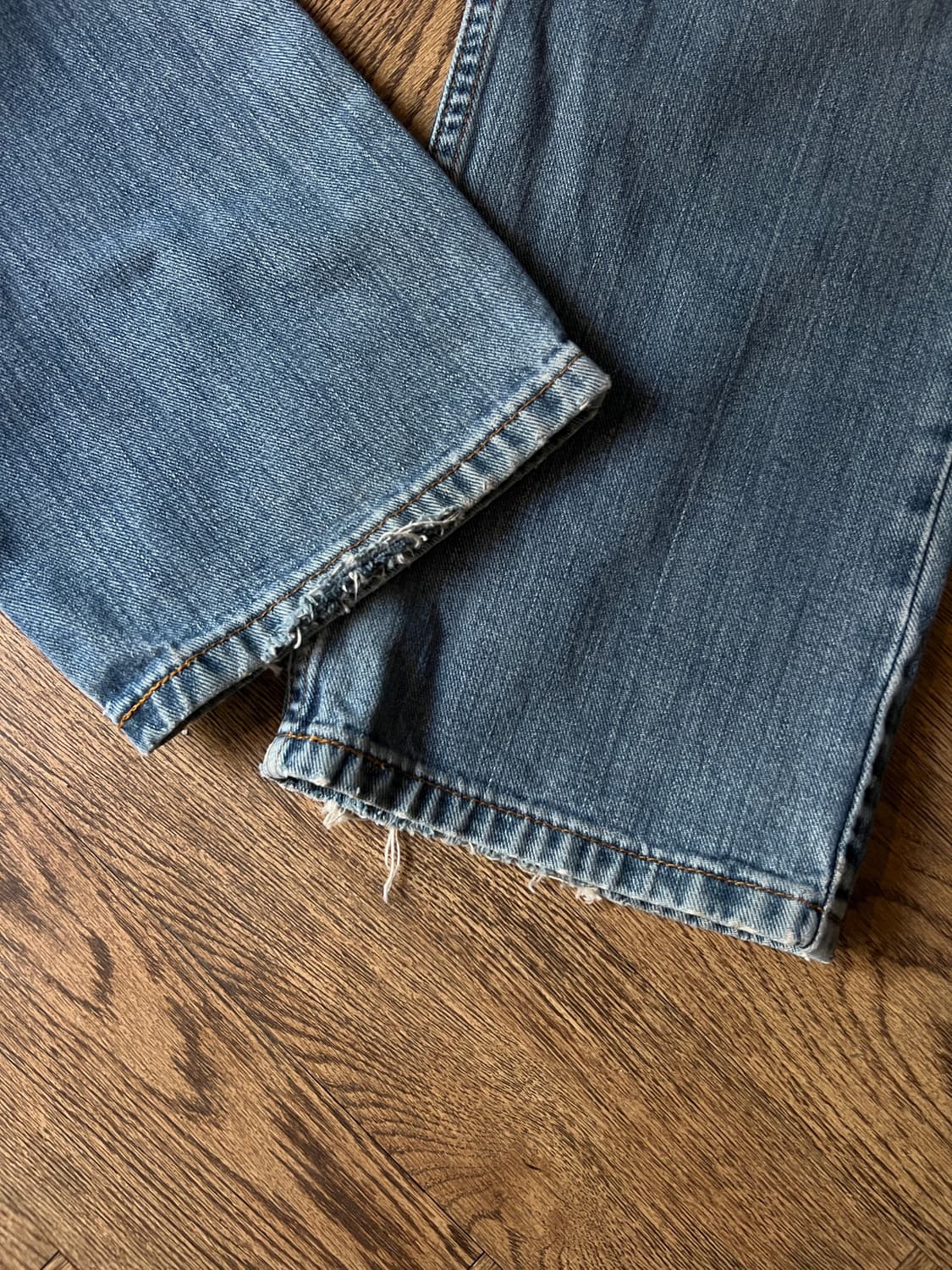 [33]00's 리바이스 USA 505 레귤러 스트레이트핏 데님 팬츠 상품이미지5