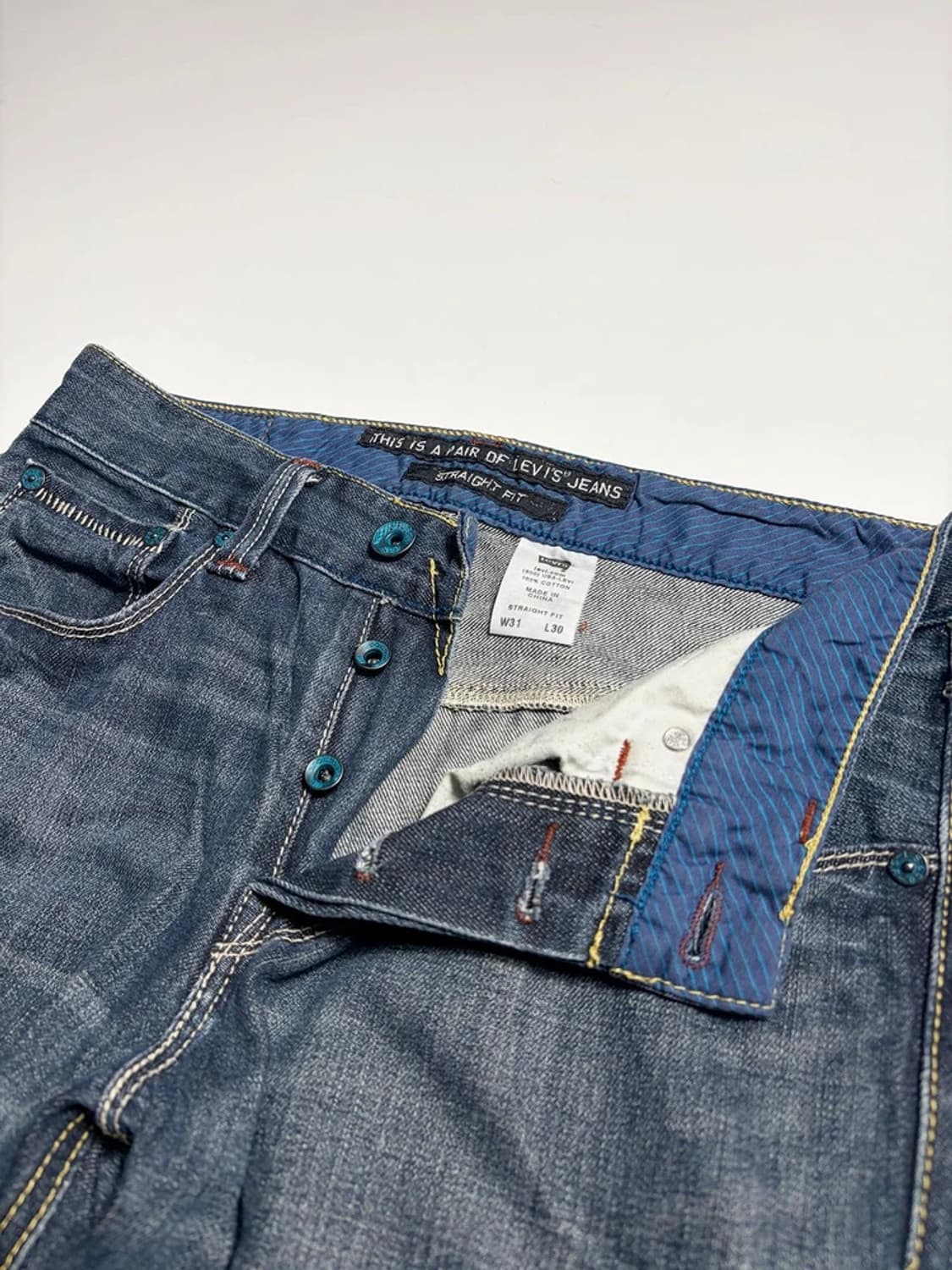 리바이스 00's 엔지니어드 진 데님 팬츠 R2247 상품이미지3