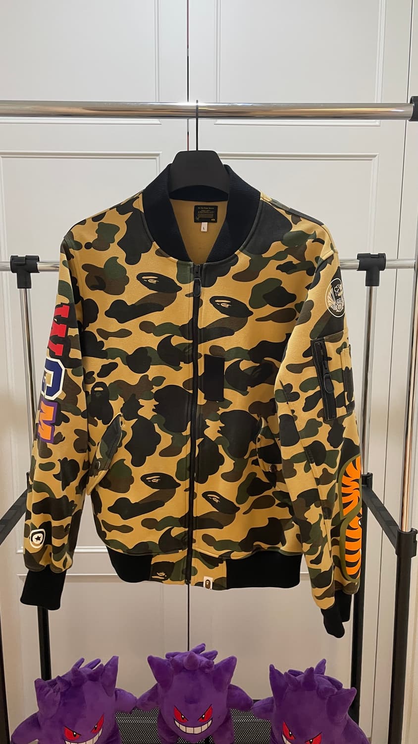 베이프 마원 자켓 항공점퍼 황계 L (bape ma-1) 상품이미지2