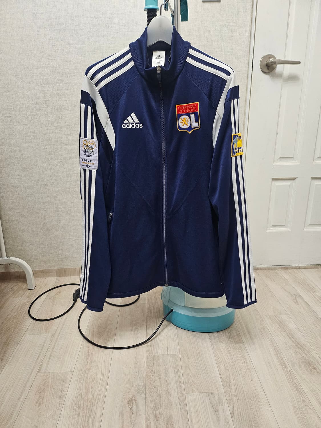 (95~100)M☆우주매물☆아디다스 올림피크리옹[네이비]풀패치 트랙탑져지 상품이미지1