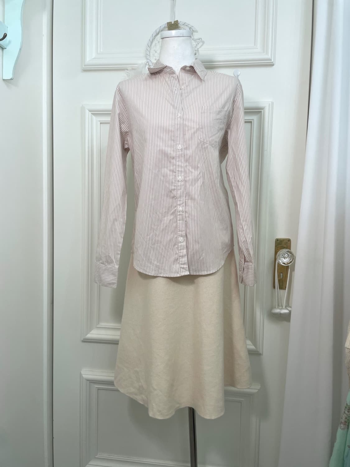 ivory flare knit midi skirt 상품이미지9