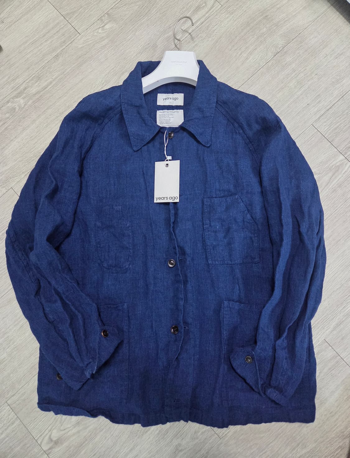 이얼즈어고 체어맨 프렌치블루린넨자켓 L 상품이미지1